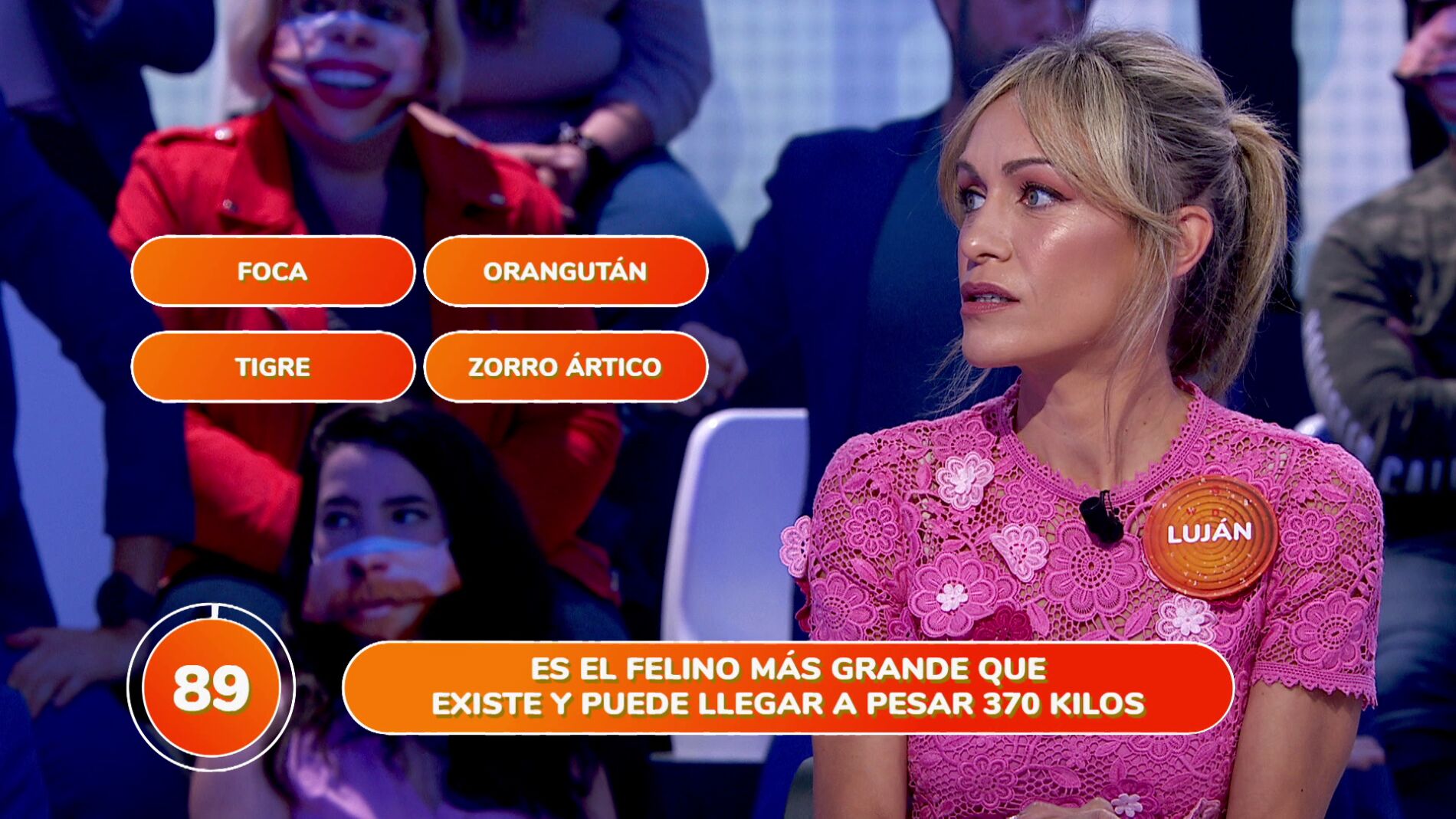 &iquest;Orangut&aacute;n o tigre? Los nervios traicionan a Luj&aacute;n Arg&uuml;elles en &lsquo;Una de Cuatro&rsquo;