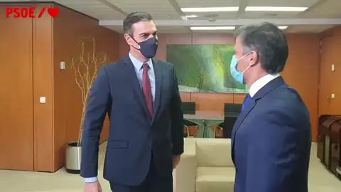 Pedro Sánchez y Leopoldo López Pedro Sánchez y Leopoldo López