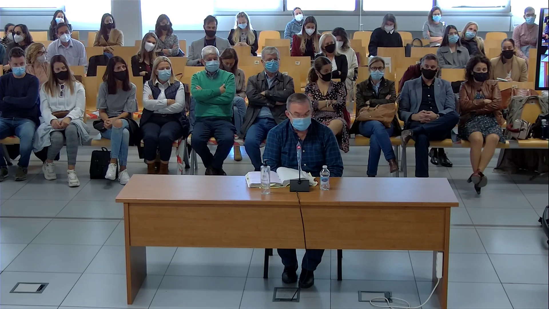 Salva en el juicio, como presunto acusado del asesinato del marido de Maje Salva en el juicio, como presunto acusado del asesinato del marido de Maje