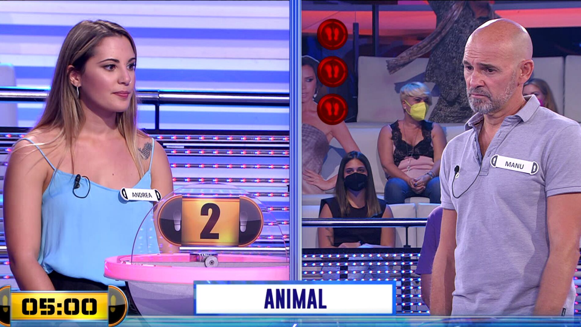 &ldquo;&iexcl;Os veo perdidos!&rdquo;: El animal que se les atraganta a Andrea y Manu en el &lsquo;Adivina&rsquo; de &lsquo;&iexcl;Ahora caigo!&rsquo; 