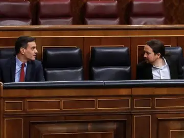 Pedro Sánchez y Pablo Iglesias Pedro Sánchez y Pablo Iglesias
