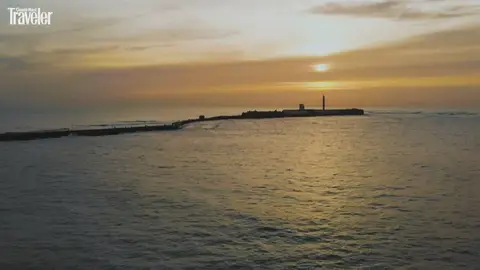 Atardecer en La Caleta, Cádiz Atardecer en La Caleta, Cádiz