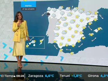 Suben las temperaturas ligeramente pero continúan las lluvias en zonas de Galicia, Asturias, Navarra y País Vasco