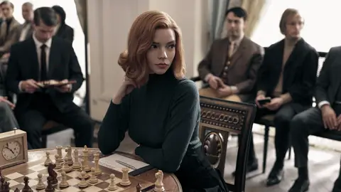 Anya Taylor Joy en 'The Queen's Gambit' Anya Taylor Joy en 'The Queen's Gambit'