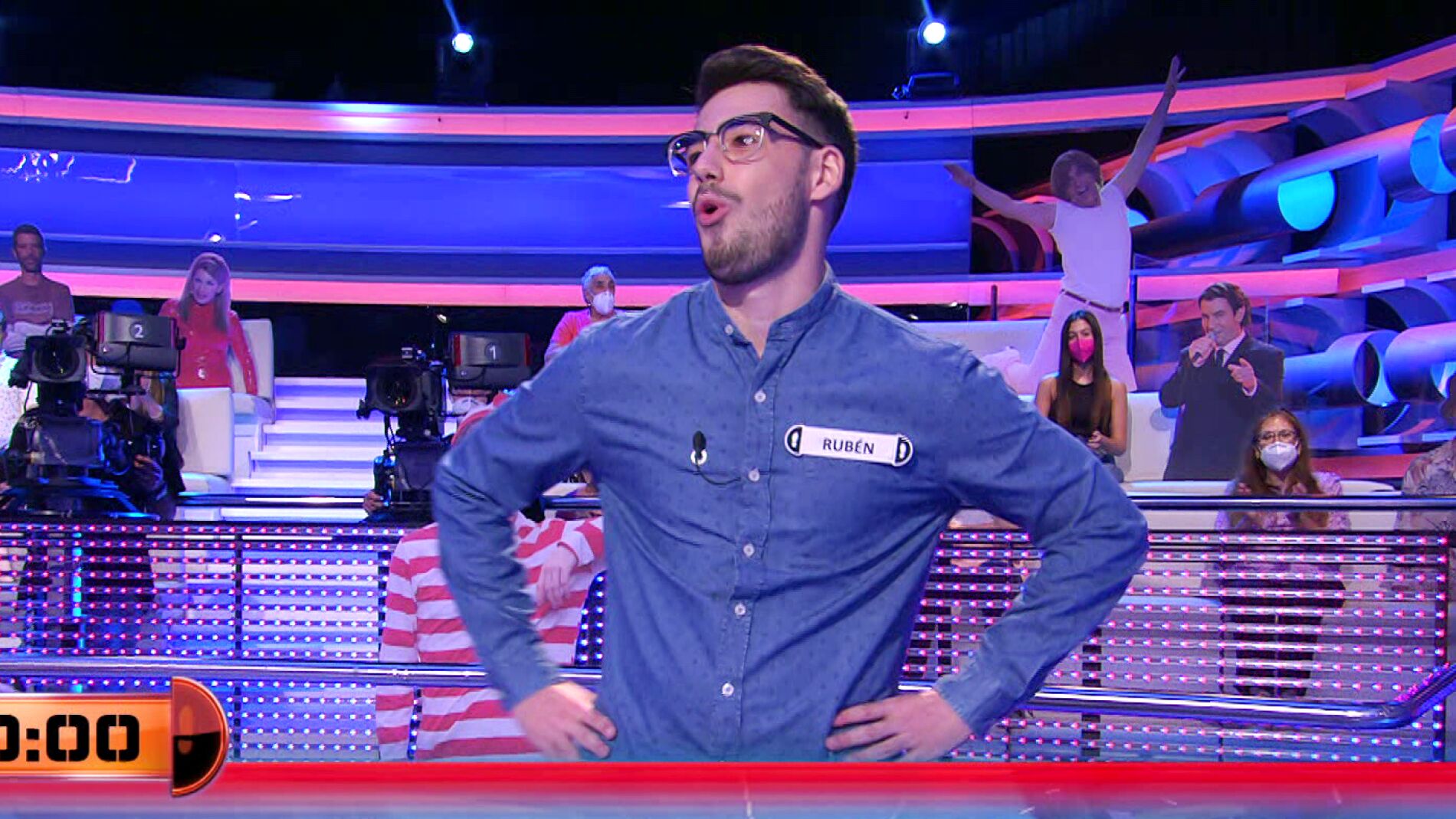 ¡En la última décima de segundo! Rubén marca un récord en las respuestas in extremis de ‘¡Ahora caigo!’