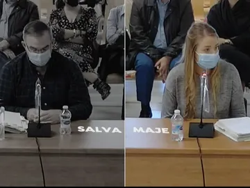 Maje y Salva en el juicio. Maje y Salva en el juicio.