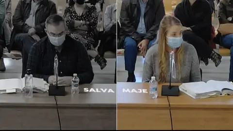 Maje y Salva en el juicio. Maje y Salva en el juicio.