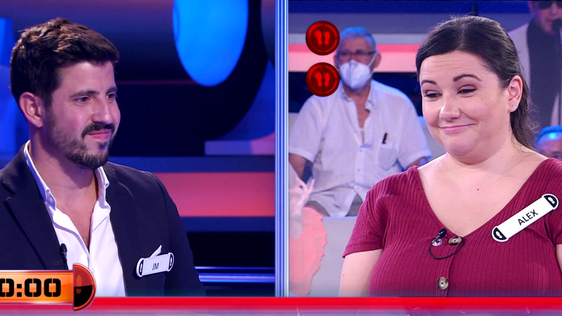 &iexcl;Tensi&oacute;n hasta la &uacute;ltima respuesta! Duelo final a todo o nada con 21.000 euros en juego en '&iexcl;Ahora caigo!'