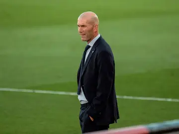 Zidane, durante un partido del Real Madrid Zidane, durante un partido del Real Madrid