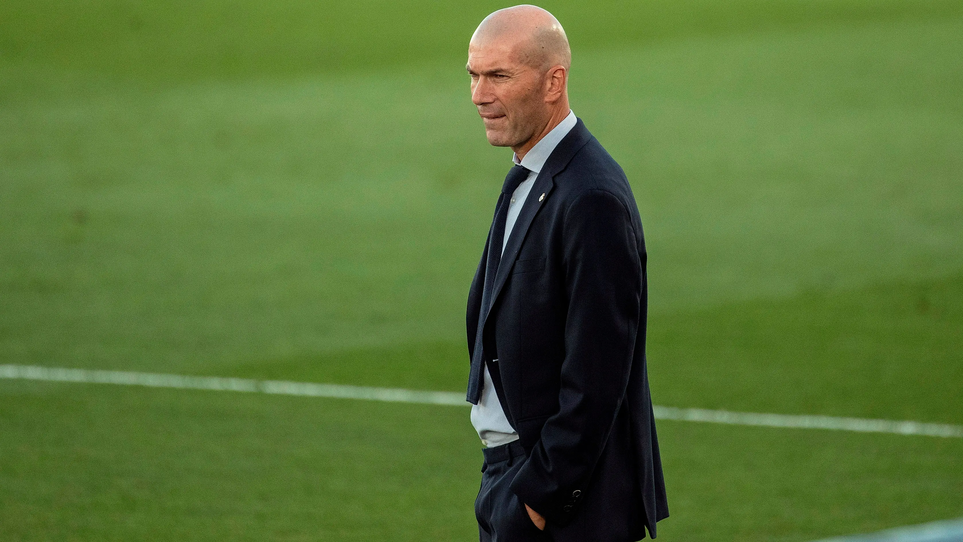Zidane, durante un partido del Real Madrid Zidane, durante un partido del Real Madrid