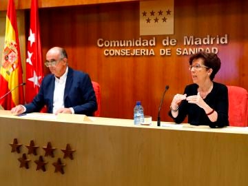Elena Andradas y Antonio Zapatero, en rueda de prensa