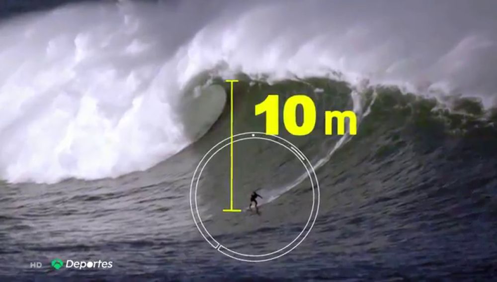Natxo González surfea la ola más grande de la historia de España: "Llevaba más de diez años detrás de ella"