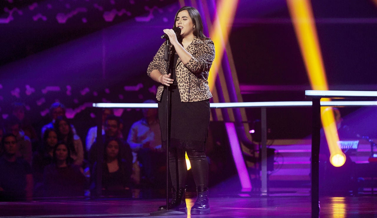 Sara Fuente canta 'Goodbyes' en los Asaltos de 'La Voz'