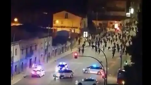 Disturbios en Burgos contra las restricciones por el coronavirus Coronavirus