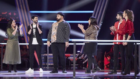 Alejandro Sanz y Tini eligen a Rafael Ruiz en los Asaltos de 'La Voz'