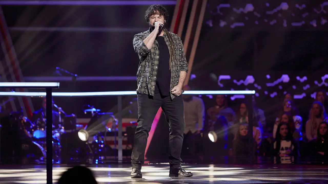 Alejandro Frey canta 'Come together' en los Asaltos de 'La Voz'
