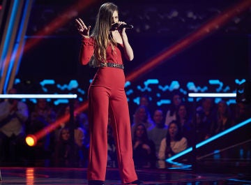 Cristina Montoya canta 'Crazy in love' en los Asaltos de 'La Voz'