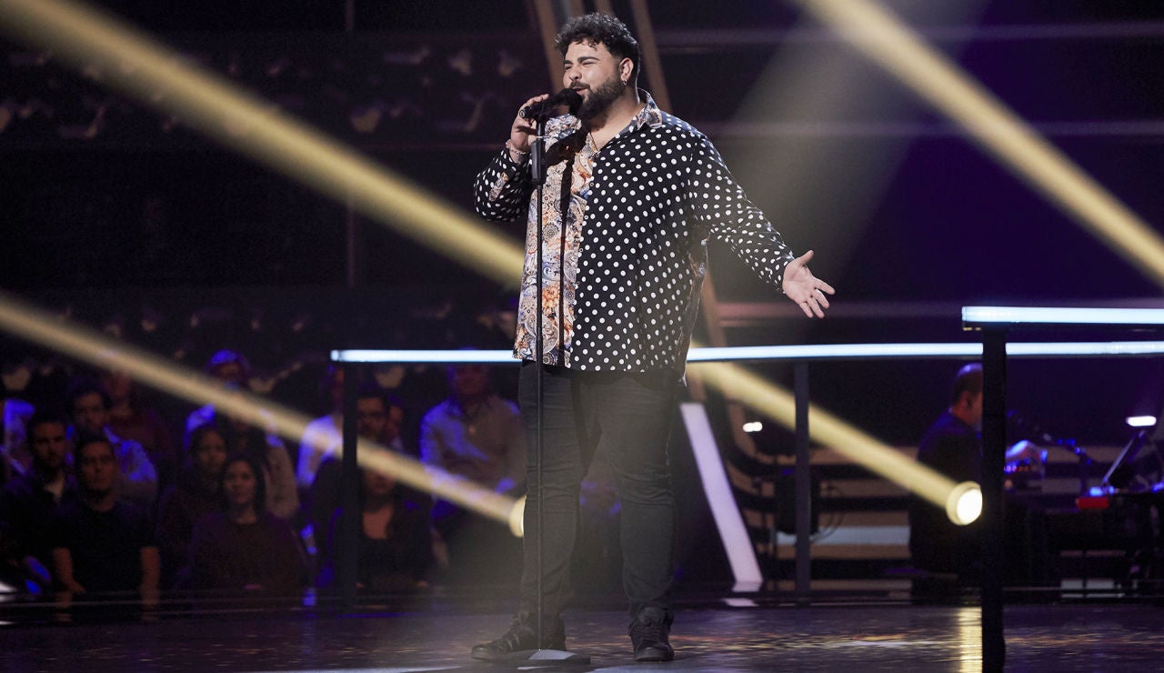 Rafael Ruiz canta 'En el lago' en los Asaltos de 'La Voz'