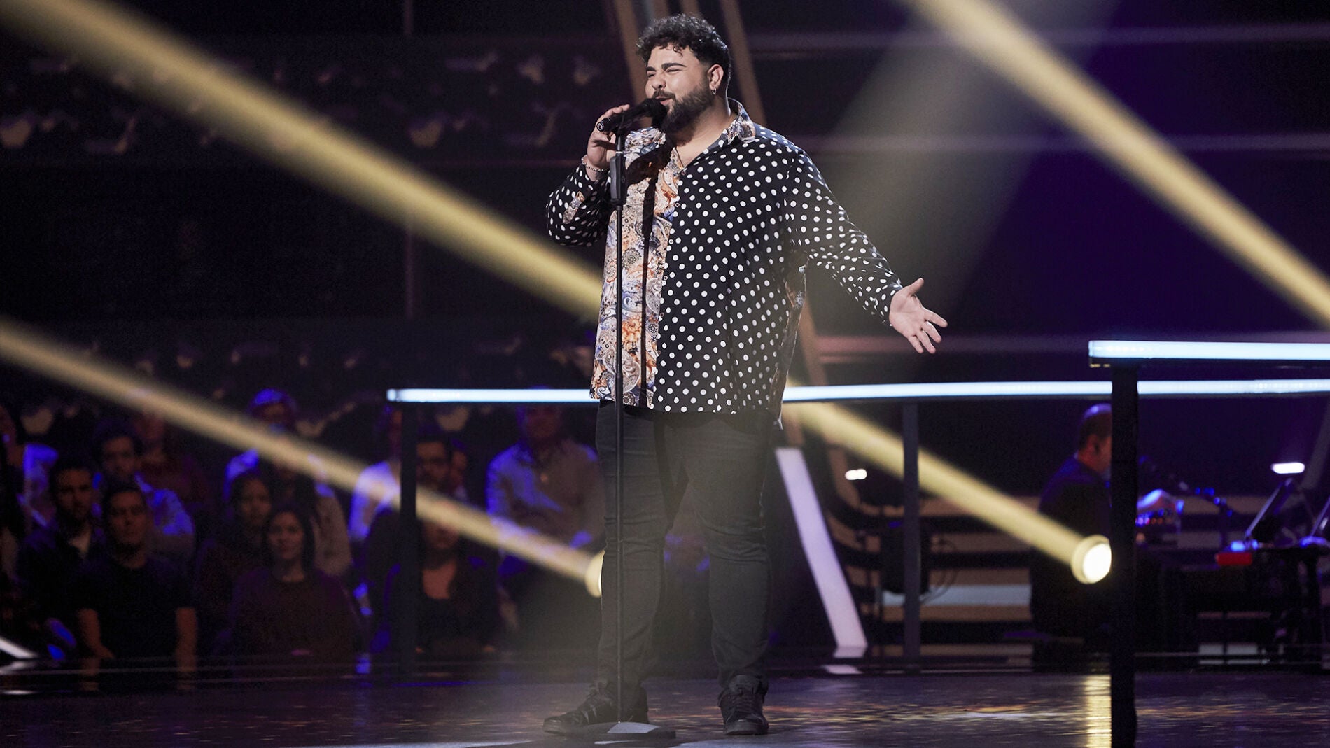 Rafael Ruiz canta 'En el lago' en los Asaltos de 'La Voz'