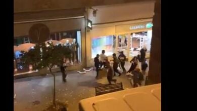 Disturbios en Logroño por la nuevas restricciones por el coronavirus