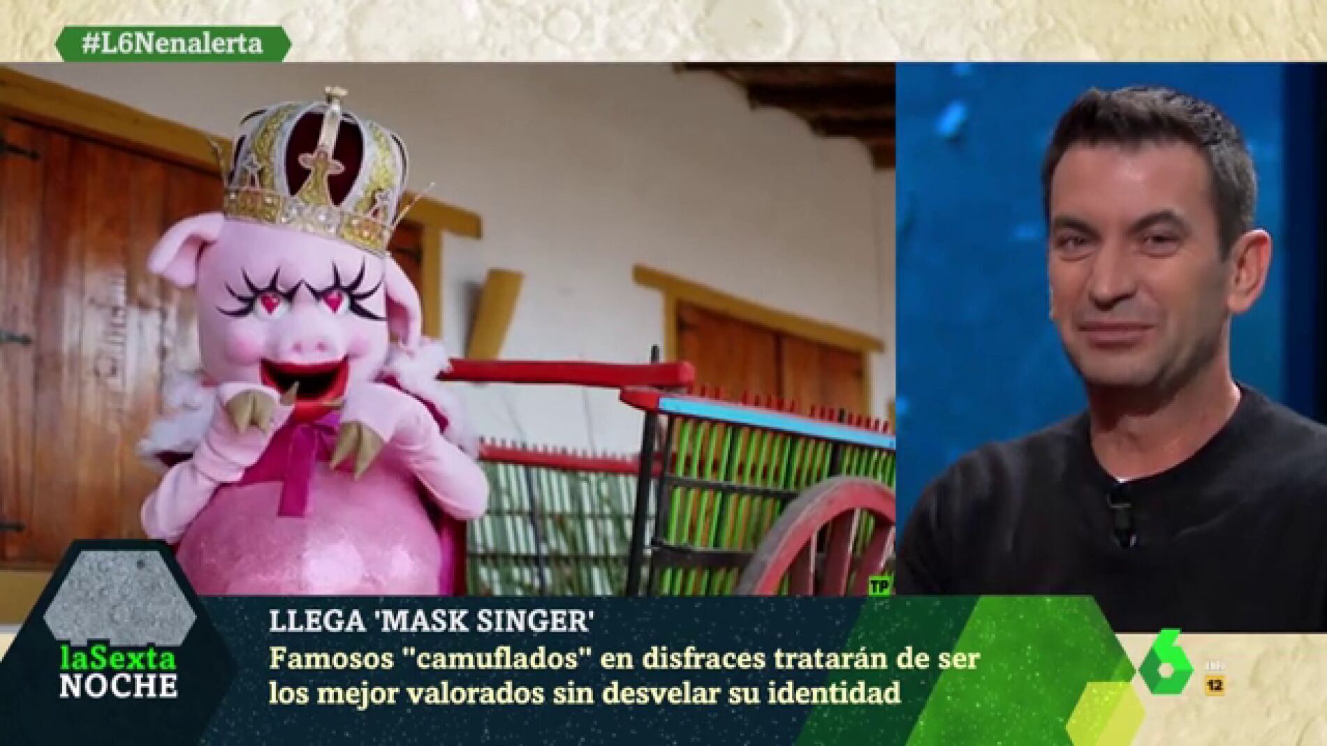 'laSexta Noche' revela la &uacute;ltima pista sobre la Cerdita en 'Mask Singer: adivina qui&eacute;n canta'