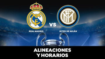 Real Madrid - Inter de Milán: Horario, alineaciones y dónde ver el partido
