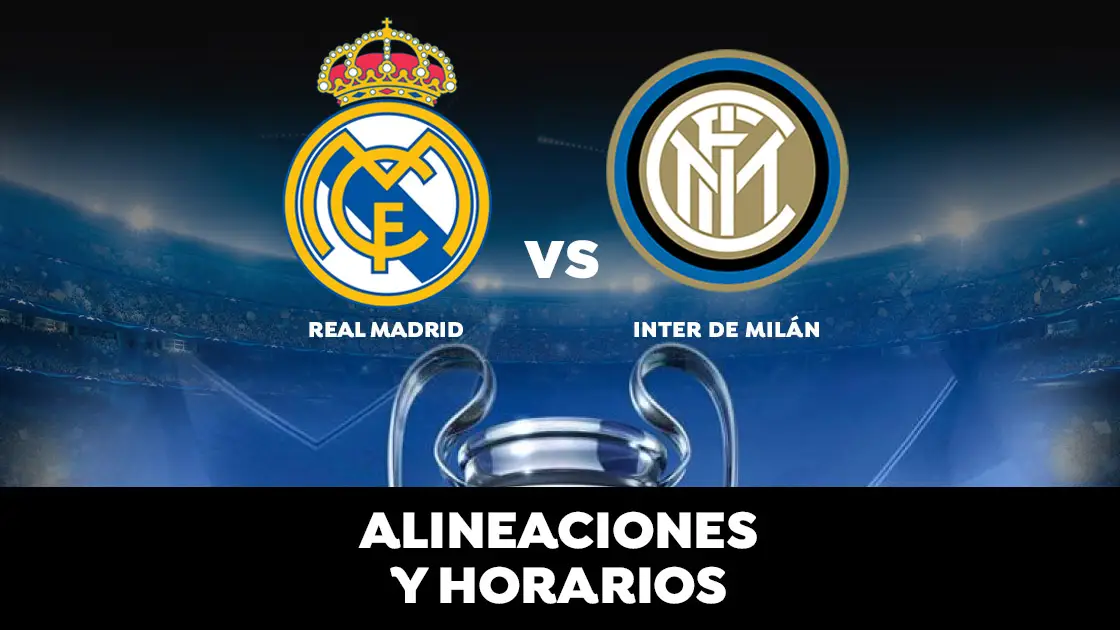 Real Madrid - Inter de Milán: Horario, alineaciones y dónde ver el partido Real Madrid - Inter de Milán: Horario, alineaciones y dónde ver el partido