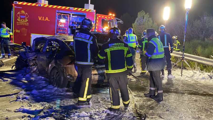 Dos muertos y 7 heridos en un accidente múltiple en la M-110 a la altura de la localidad madrileña de Daganzo de Arriba Dos muertos y 7 heridos en un accidente múltiple en la M-110 a la altura de la localidad madrileña de Daganzo de Arriba