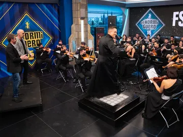 La Film Symphony Orchestra revoluciona 'El Hormiguero 3.0' con un juego imposible sobre famosas bandas sonoras La Film Symphony Orchestra revoluciona 'El Hormiguero 3.0' con un juego imposible sobre famosas bandas sonoras