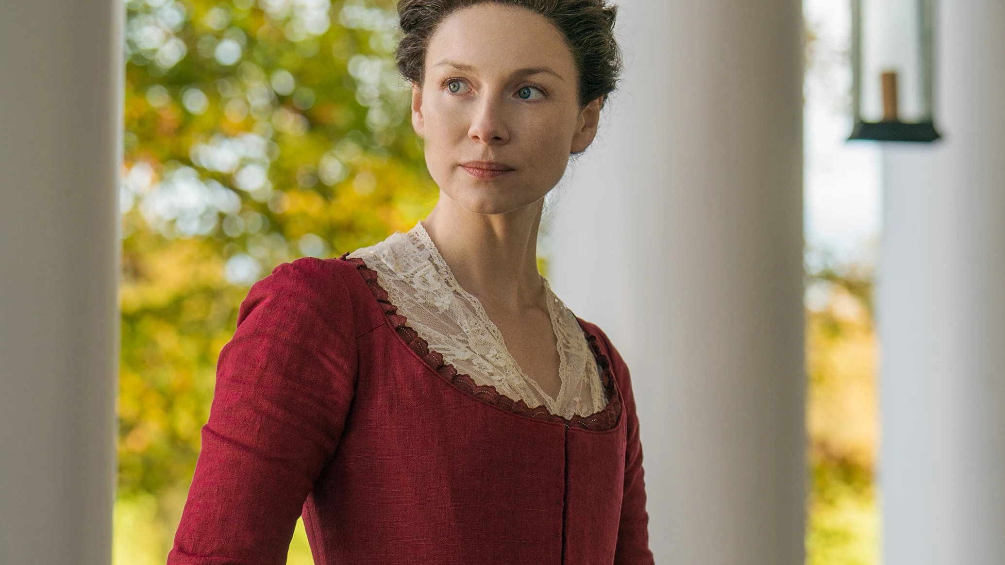 Caitriona Balfe como Claire en 'Outlander' Caitriona Balfe como Claire en 'Outlander'