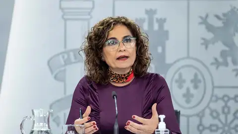 La ministra de Hacienda, María Jesús Montero La ministra de Hacienda, María Jesús Montero