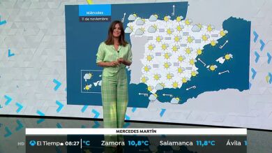 Jornada de nieblas persistentes en el interior con máximas en aumento en el extremo norte