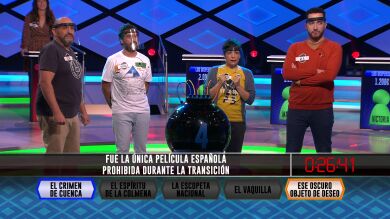 Una pregunta sobre el séptimo arte salva a ‘Los dispersos’ y empatan a pleno ante ‘Los forasteros’ 