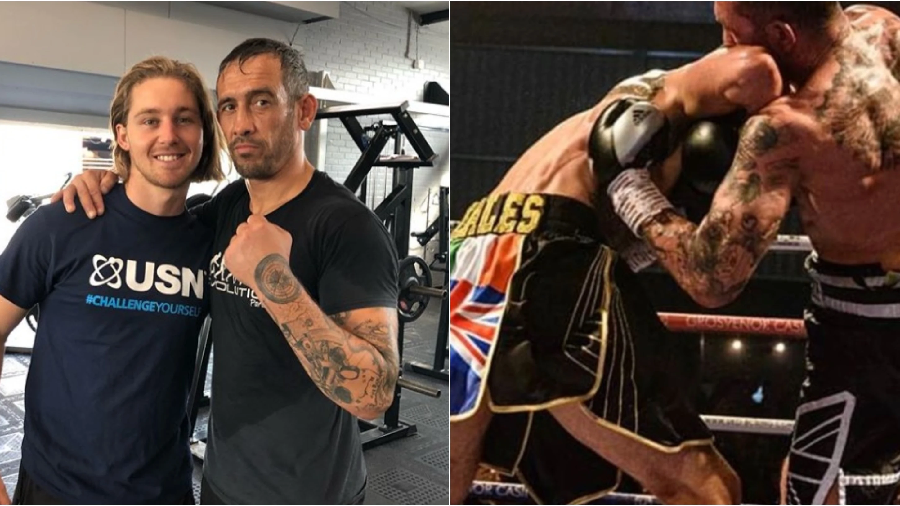El boxeador Kevin McCauley 