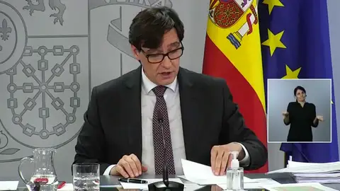 Salvador Illa sobre la prueba PCR a viajeros de países en riesgo por el coronavirus: "Refuerza el carácter de destino seguro de nuestro país" Salvador Illa sobre la prueba PCR a viajeros de países en riesgo por el coronavirus: "Refuerza el carácter de destino seguro de nuestro país"