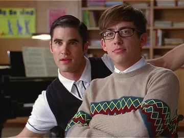Darren Criss y Kevin McHale en 'Glee' Darren Criss y Kevin McHale en 'Glee'