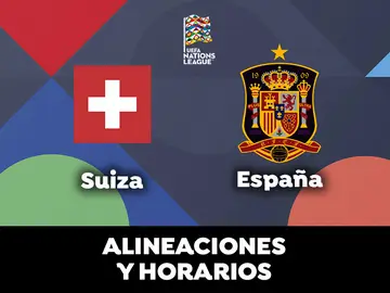 Suiza - España: Horario, alineaciones y dónde ver el partido en directo | Nations League Suiza - España: Horario, alineaciones y dónde ver el partido en directo | Nations League