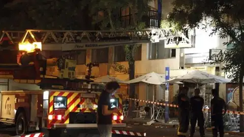 Imagen de la vivienda en la que se declaró el incendio Imagen de la vivienda en la que se declaró el incendio
