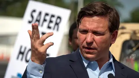 Ron DeSantis, gobernador de Florida. Ron DeSantis, gobernador de Florida.