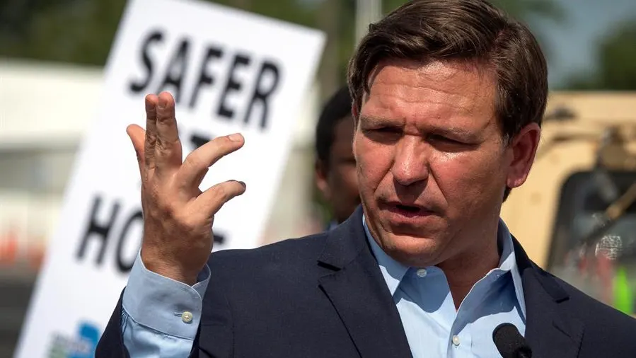 Ron DeSantis, gobernador de Florida. Ron DeSantis, gobernador de Florida.