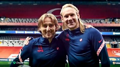 El Real Madrid, en alerta por Luka Modric tras el positivo por coronavirus de Domagoj Vida