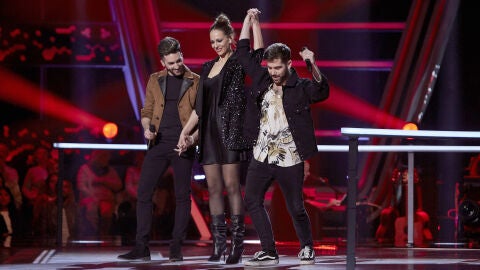 Pablo L&oacute;pez y Sebasti&aacute;n Yatra se quedan con Miguelichi en la Batalla Final de 'La Voz': "Se ha enfrentado a este reto de una manera maravillosa"