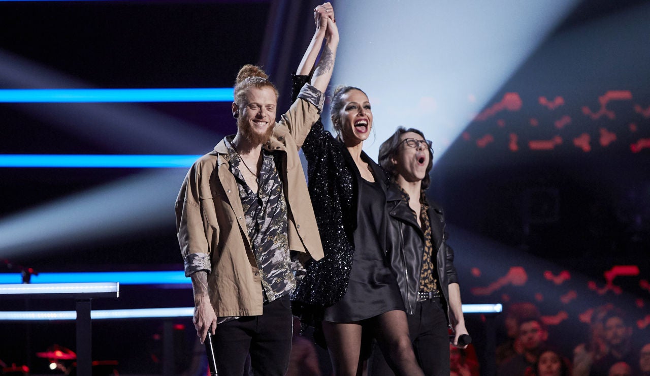 Antonio Orozco y Mala Rodríguez escogen a Curricé en la Batalla Final de 'La Voz': "Veo en él el futuro"