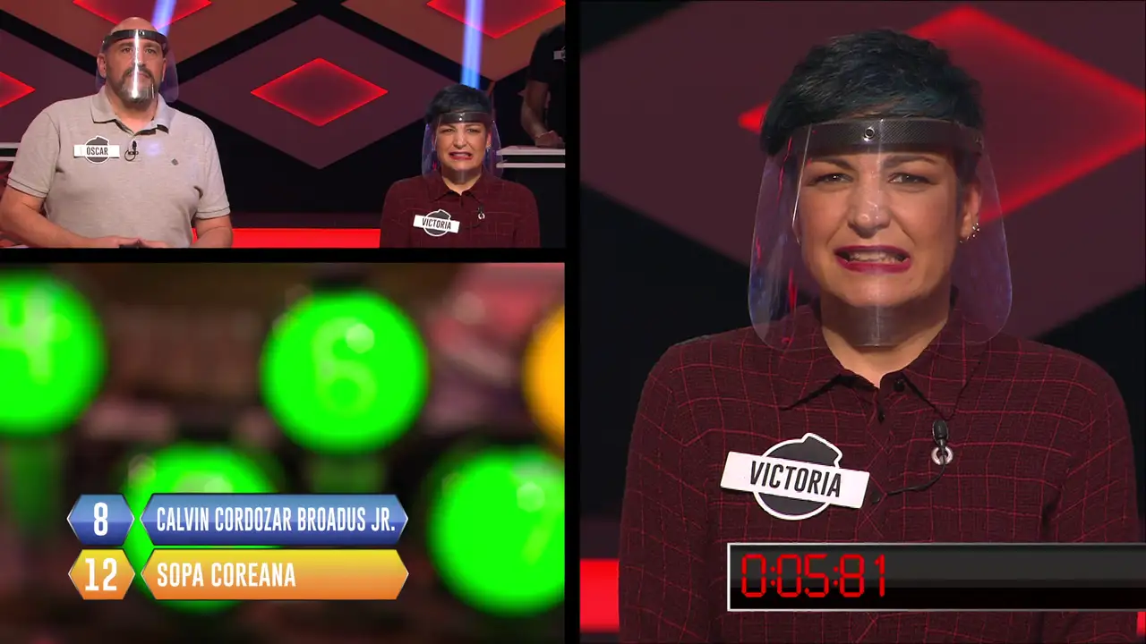 Óscar y Victoria, de ‘Los dispersos’, a tan solo dos preguntas de apoderarse del bote de ‘¡Boom!’