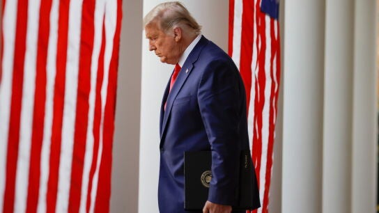 Donald Trump, en la Casa Blanca
