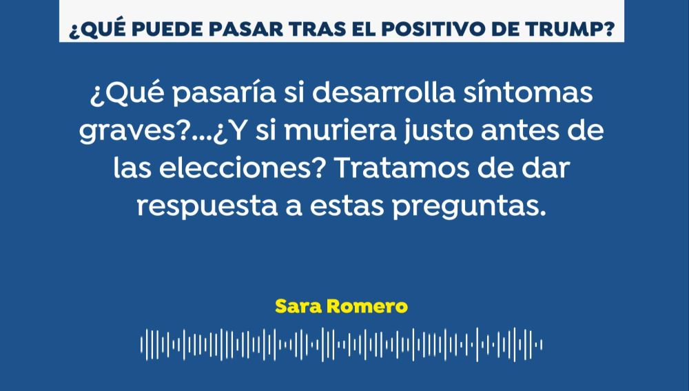 Podcast Sara Romero - positivo de Trump