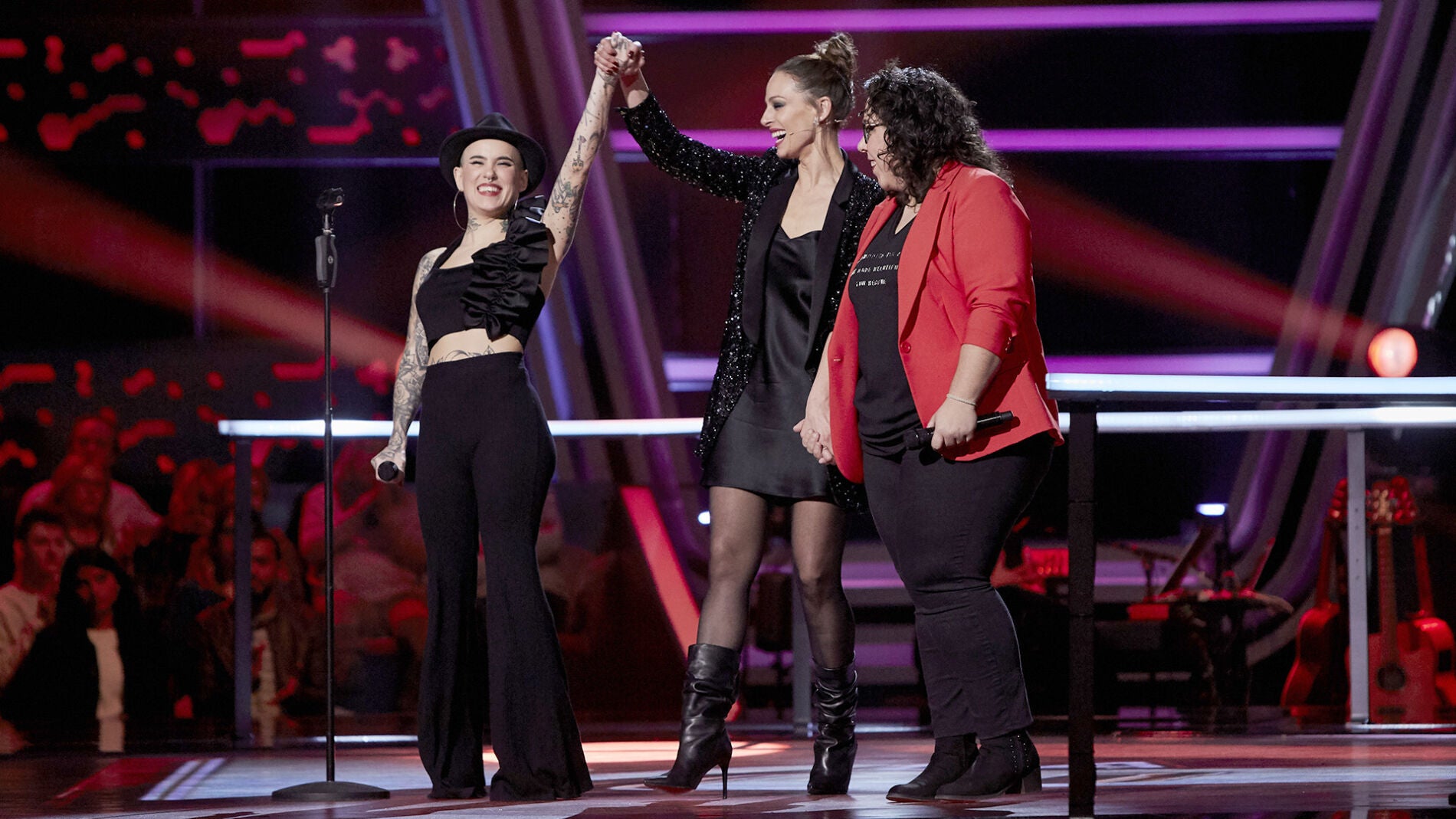 Alejandro Sanz y Tini seleccionan a Haizea en la Batalla Final de 'La Voz': "Creo que todav&iacute;a tiene muchas cosas por darnos"