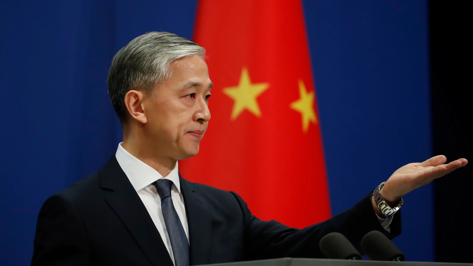 El portavoz del Ministerio de Asuntos Exteriores de China, Wang Wenbin El portavoz del Ministerio de Asuntos Exteriores de China, Wang Wenbin