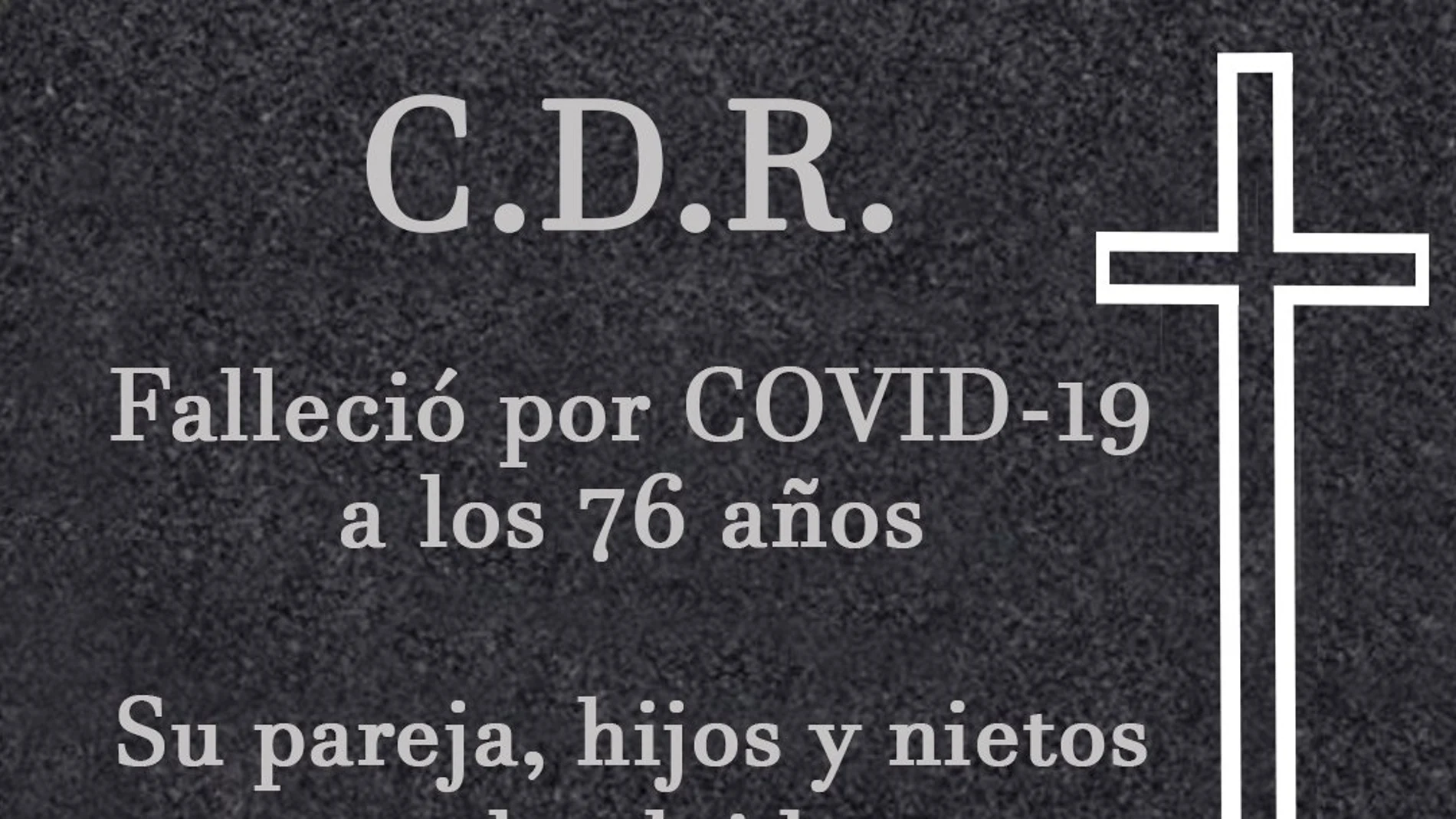 La dura campaña con una lápida de Coria del Río para frenar los contagios de coronavirus La dura campaña con una lápida de Coria del Río para frenar los contagios de coronavirus