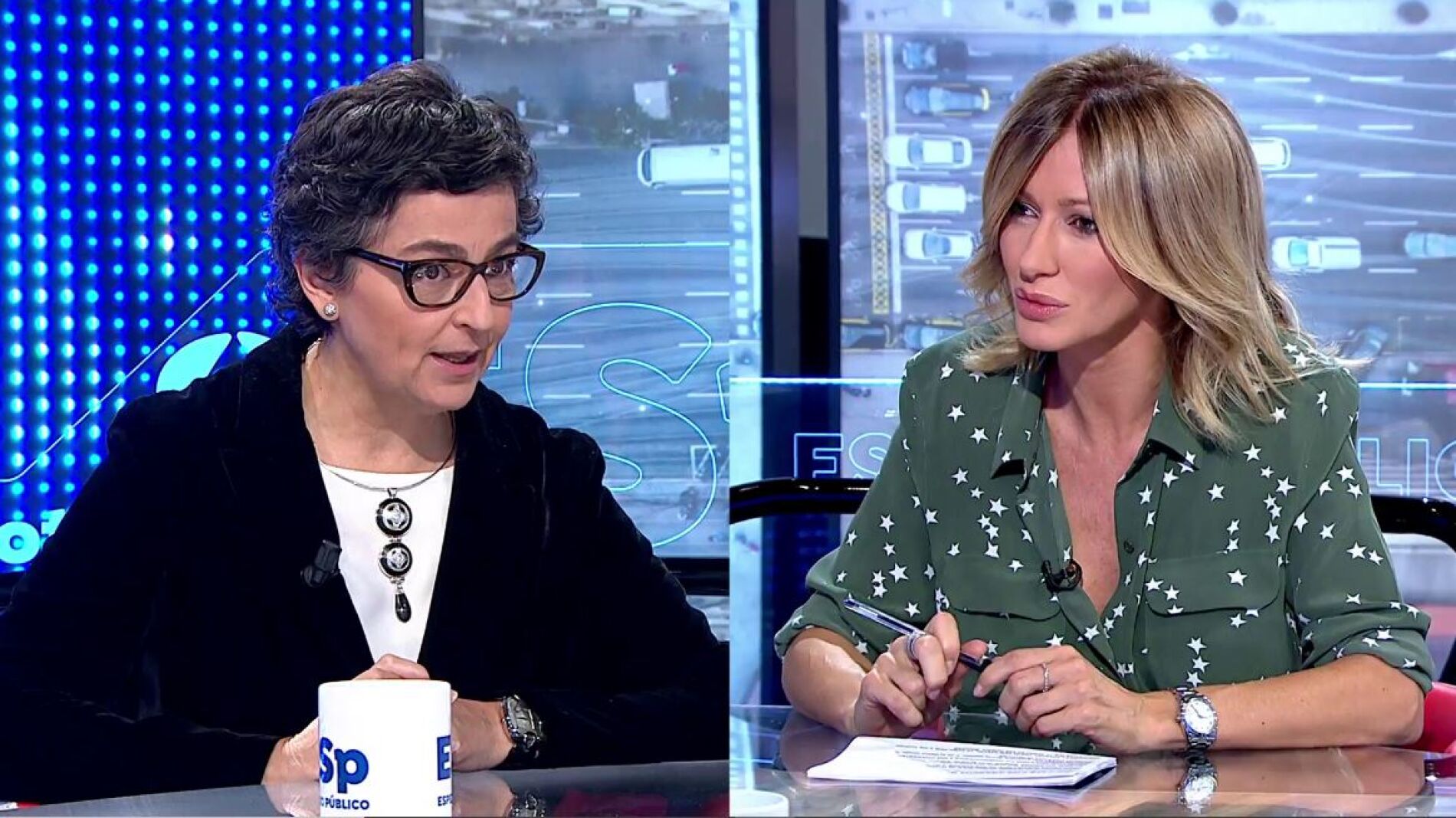 Ministra Gonz&aacute;lez Laya.